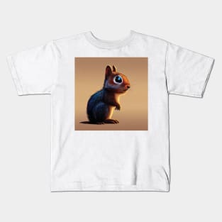 Cute Baby Squirrel Kids T-Shirt